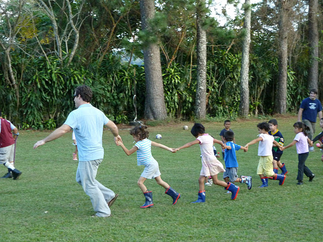 Joe leading the game, 