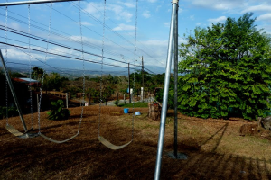 Swing-set with a view