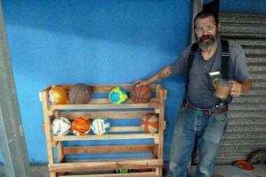 ball rack finished w Jeremy