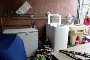 laundry before new washer